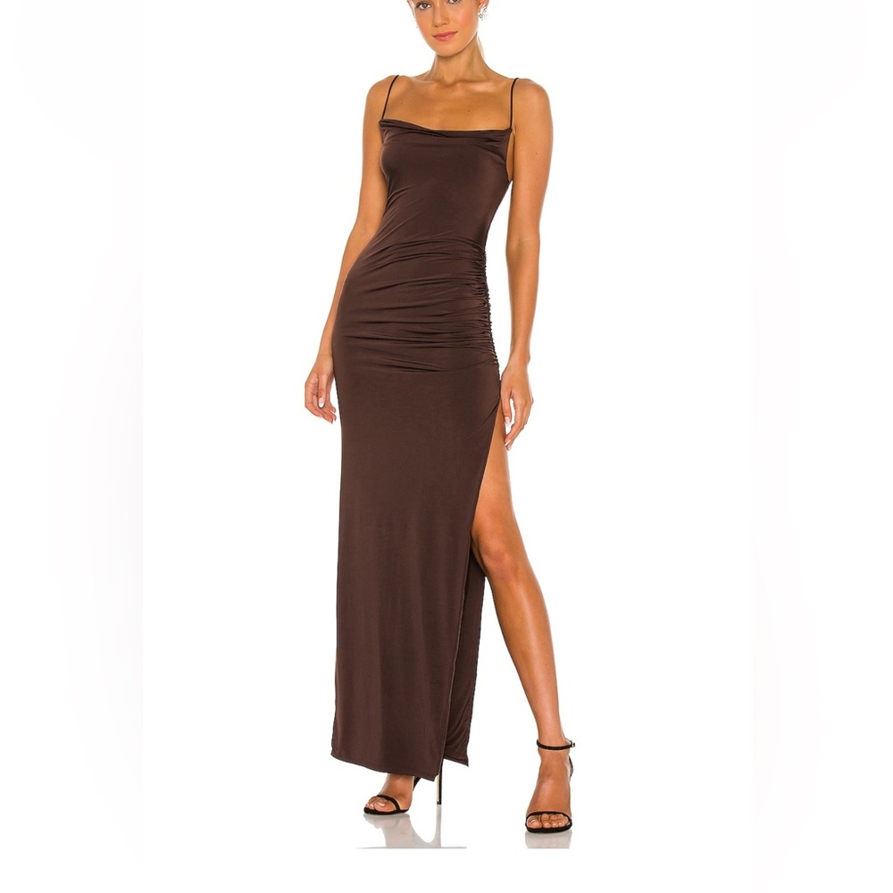 Elegant Brown Lovers and Friends Odessa Evening Gown